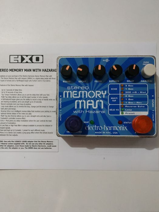 Electro Harmonix Memory Man Hazarai Delay/Loop455855436402544640