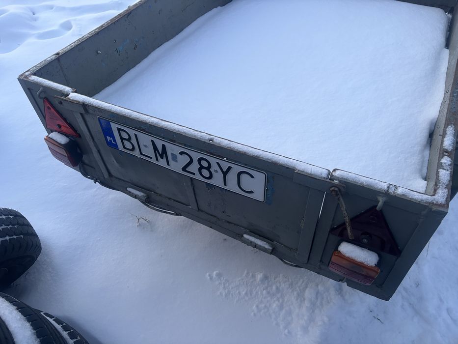 Przyczepka sam zarejestrowana oplacona