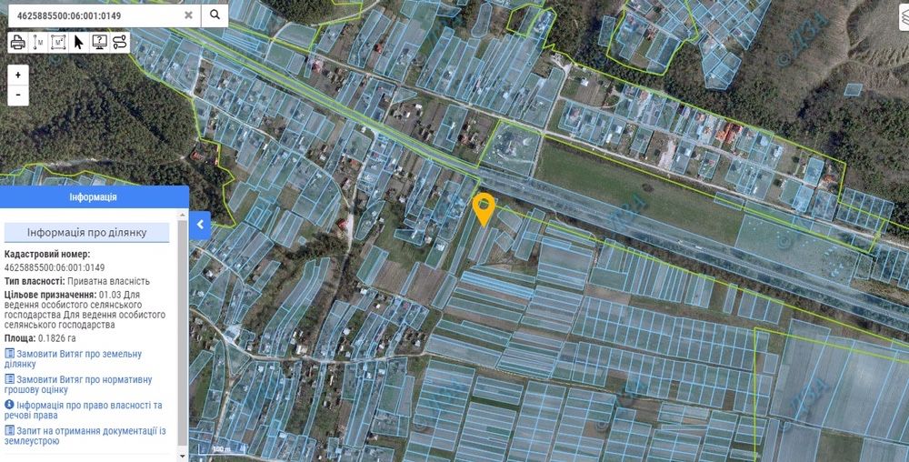 Земельна ділянка с. Страдч. Продаж