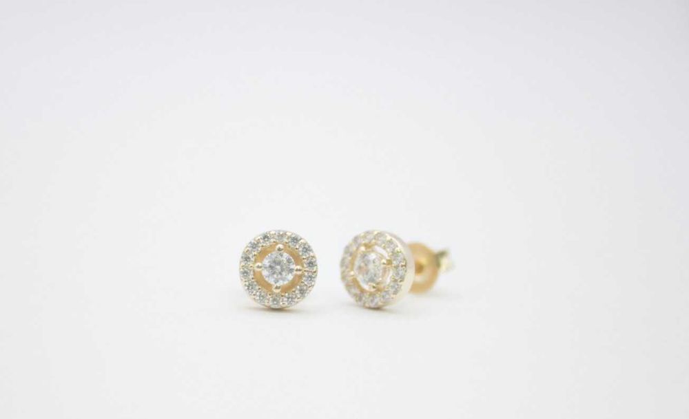 Piękne Nowe Złote Kolczyki P.585 W. 1,57G Nr.422 Rodła