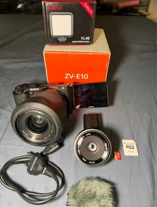 Câmera Sony zve10