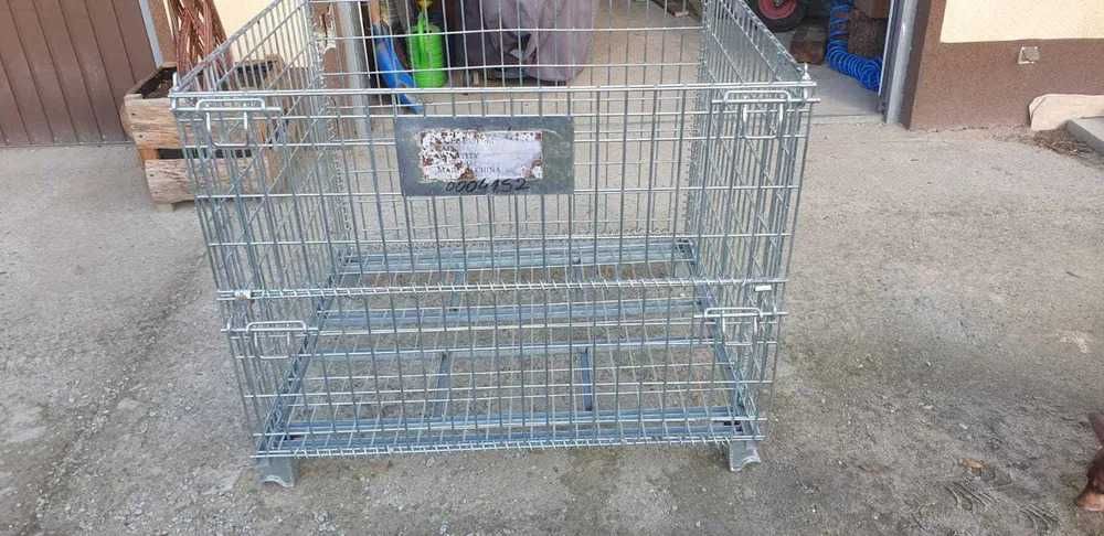 Gitterbox (kosz metalowy), pojemnik na drewno