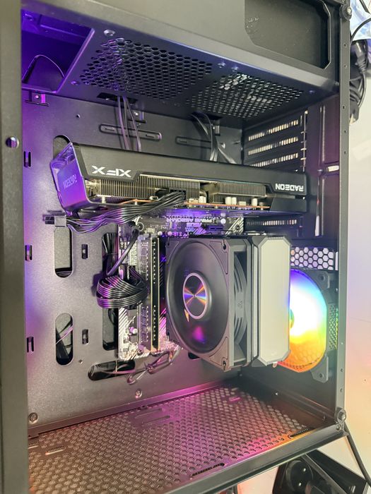 Компьютер ПРО Ryzen 5600+32ddr+накопичувач 512 м2+AMD XFX RX6600XT