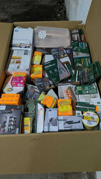 Товари для дому та ванни на палеті Лідл для перепродажу! 186 кг