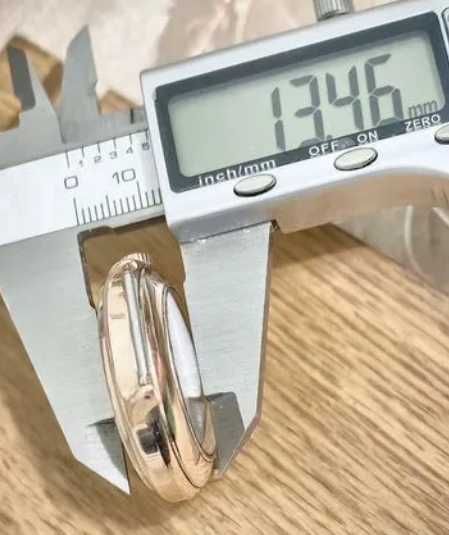 Złoty rzadki zegarek Maktime Skeleton 35,5 mm 585