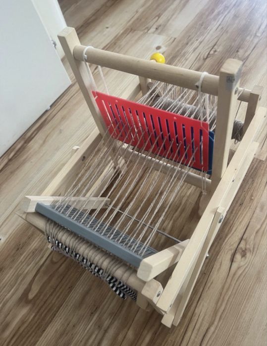 Tear sueco com 2 liços, para fazer peças com largura de 20cm