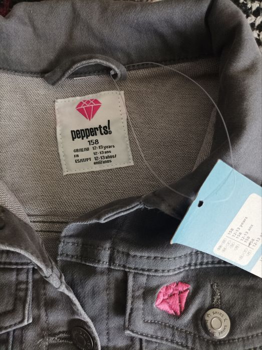 Куртка джинсова, жакет джинсовий, 12-13 років