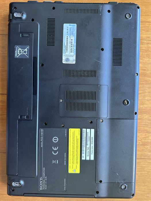 Computador vaio para peças