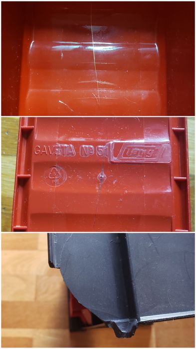 Classificadores de gavetas empilháveis modulares Tayg