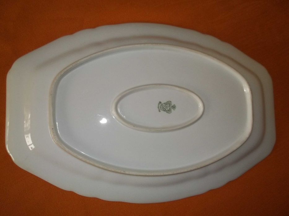 Półmisek porcelanowy sygnowany Bawaria 35cmx25cm.Patera