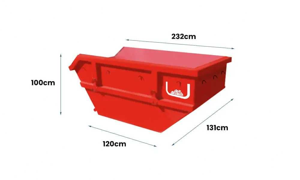 Małe kontenery na gruz i śmieci Warszawa