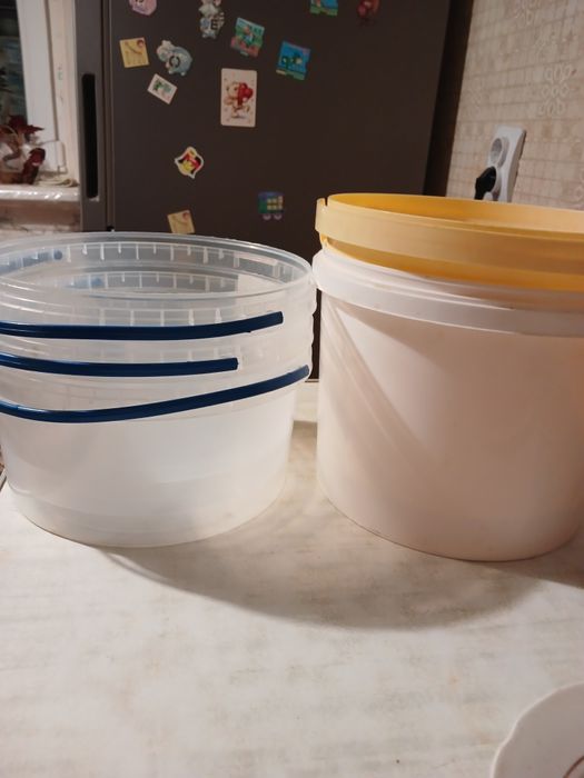Відра пластмасові б/в 3 і 5 літрові