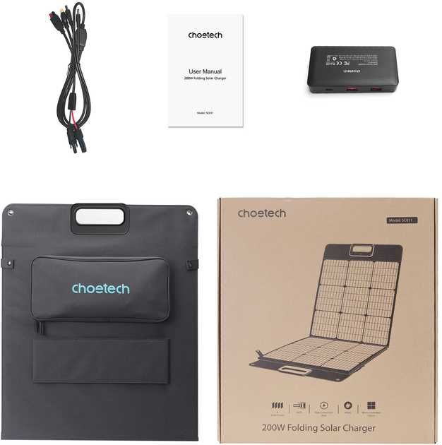 Сонячна панель Choetech 200W (SC011-BK)