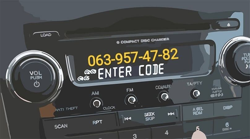 ‼️ПІН КОД Розблокування магнітоли VW SKODA NISSAN HONDA JEEP rns rcd