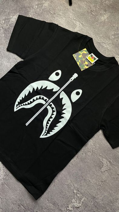 Футболка Bape shark / бейп акула / Bape