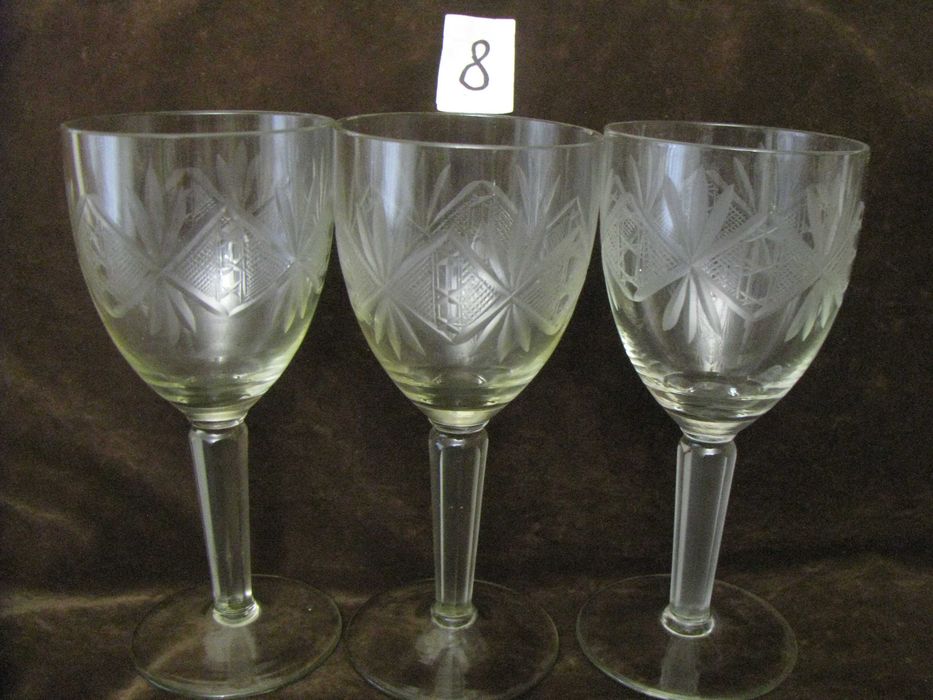 Подарочный набор  бокалов в коробке - Чехословакия - 70-е годы.