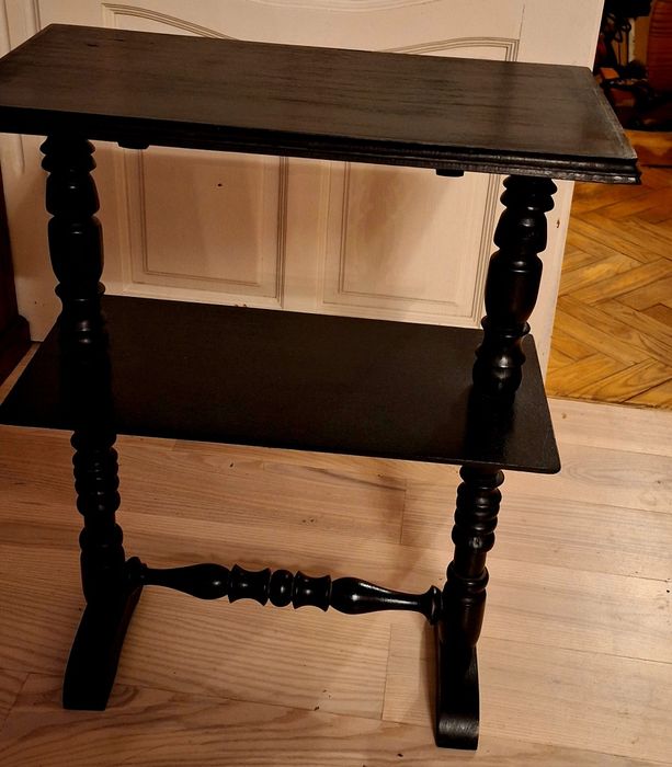 Uroczy stolik do przedpokoju,  salonu holu czarny