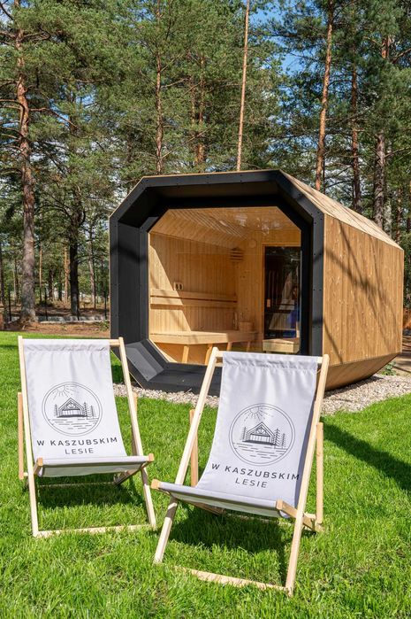 Domy w kaszubskim lesie, SAUNA, BALIA, Borsk!