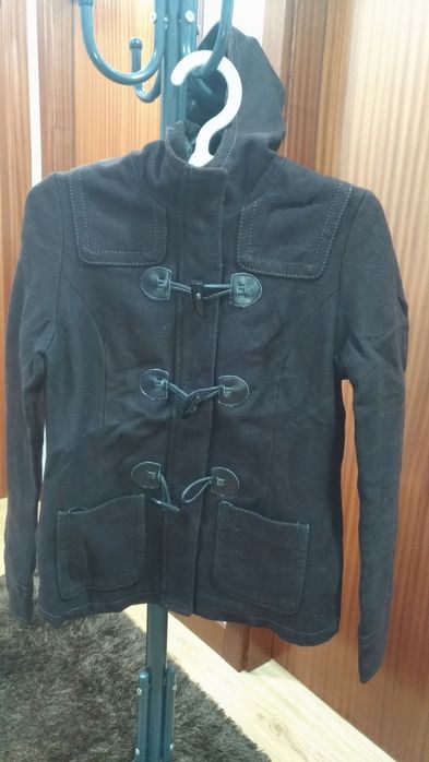 Casaco comprido bastante quente