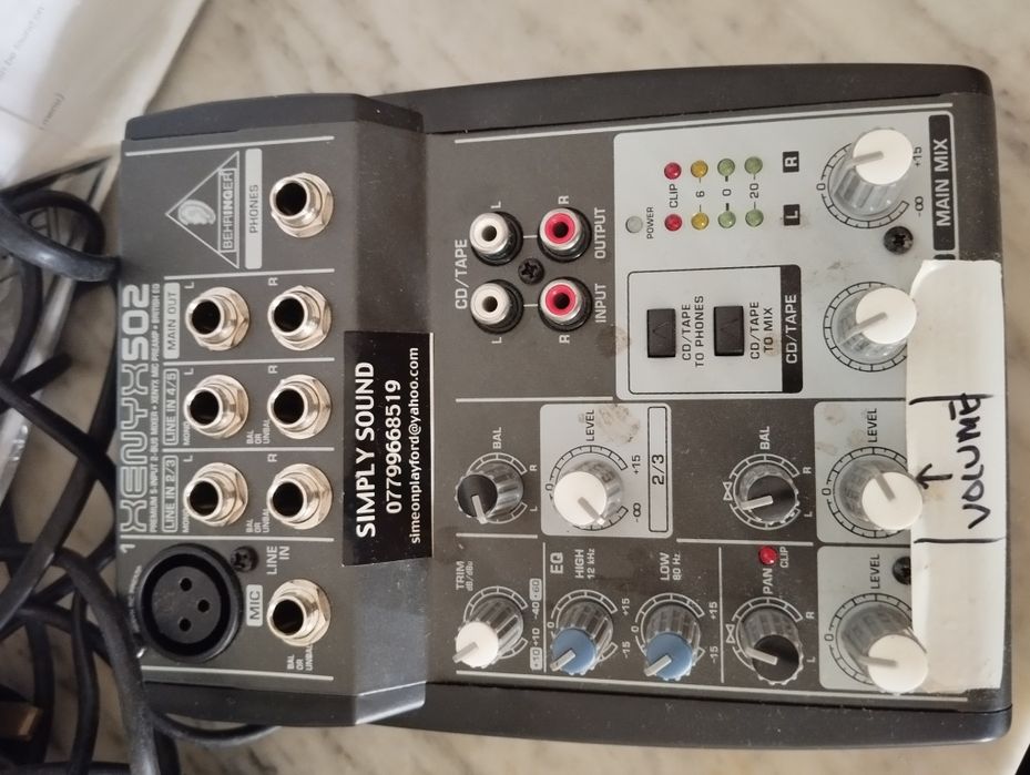 Mixer Table + USB Microphone64752092808066122