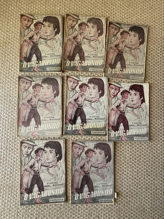 Vários livros O vagabundo ,Os Sete todos antigos