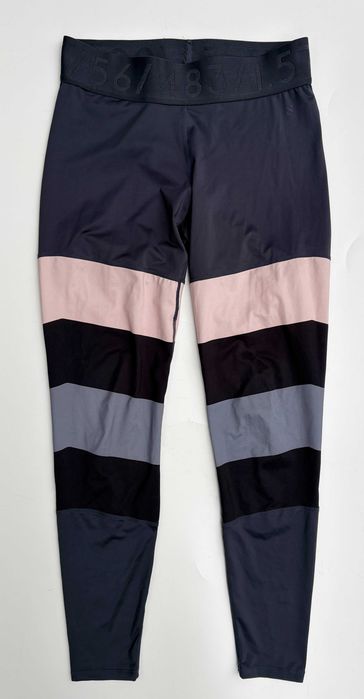 Legginsy H&M For Every Victory M 38 Czarne Szare Różowe Sportowe