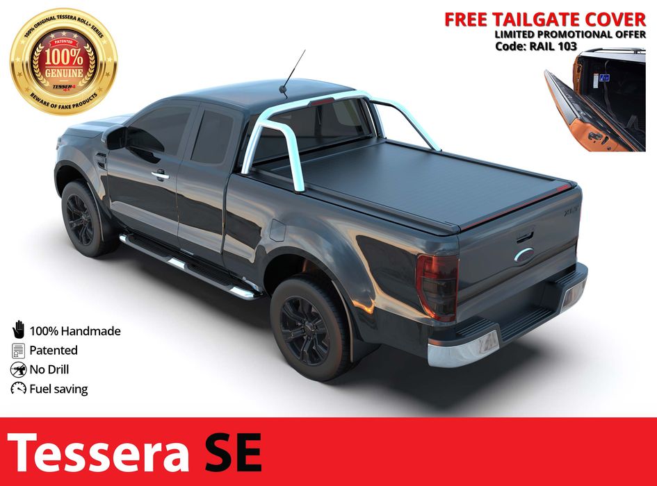 Roleta aluminiowa 1,5 kabiny Ford Ranger XLT Limited 2012 do 2022 Tess