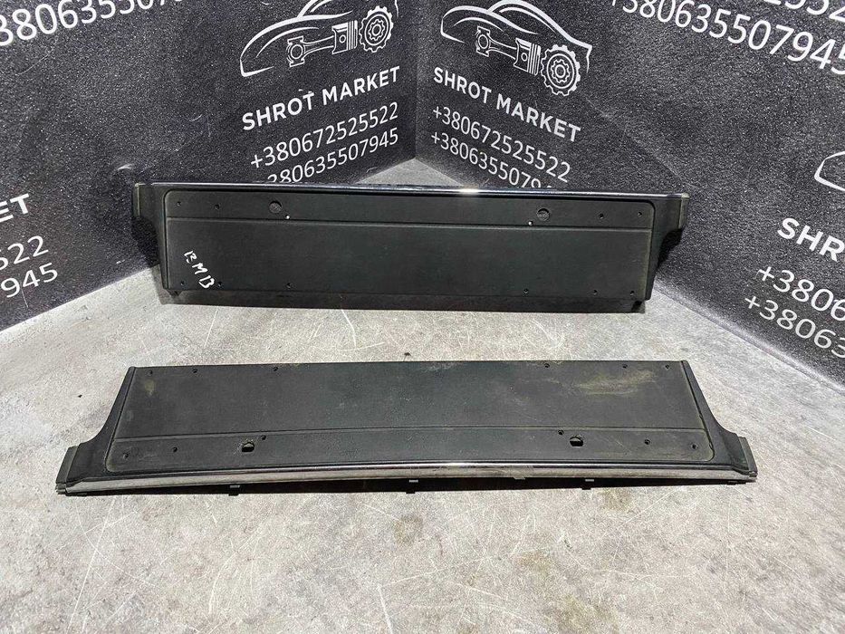 Хромований подіум рамка кріплення номера переднього бампера BMW 5 E39