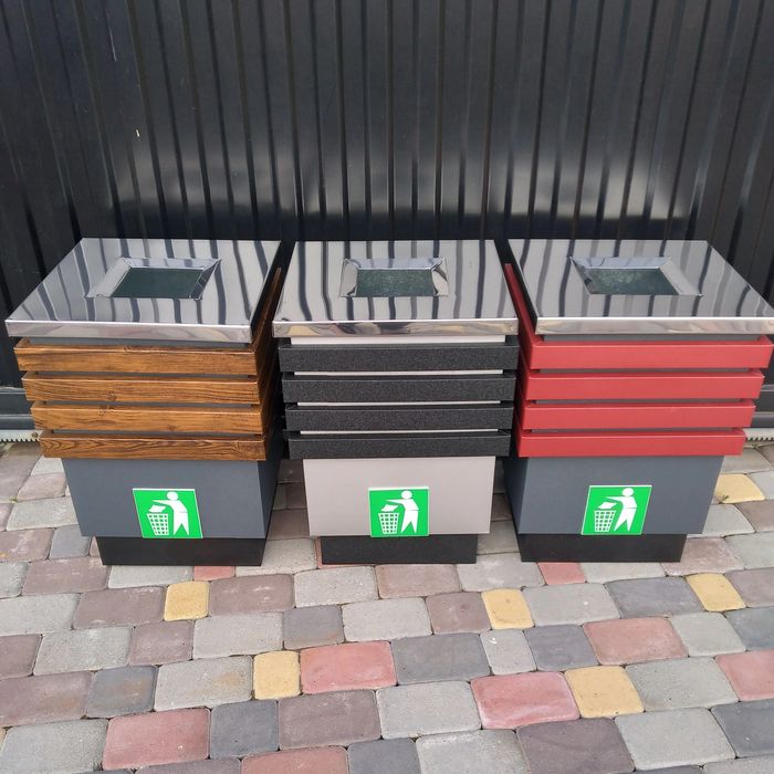 Урна для мусора металева