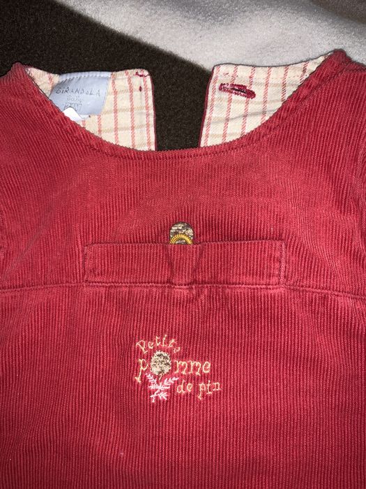 Vestido de bombazine, Girandola, 24 meses