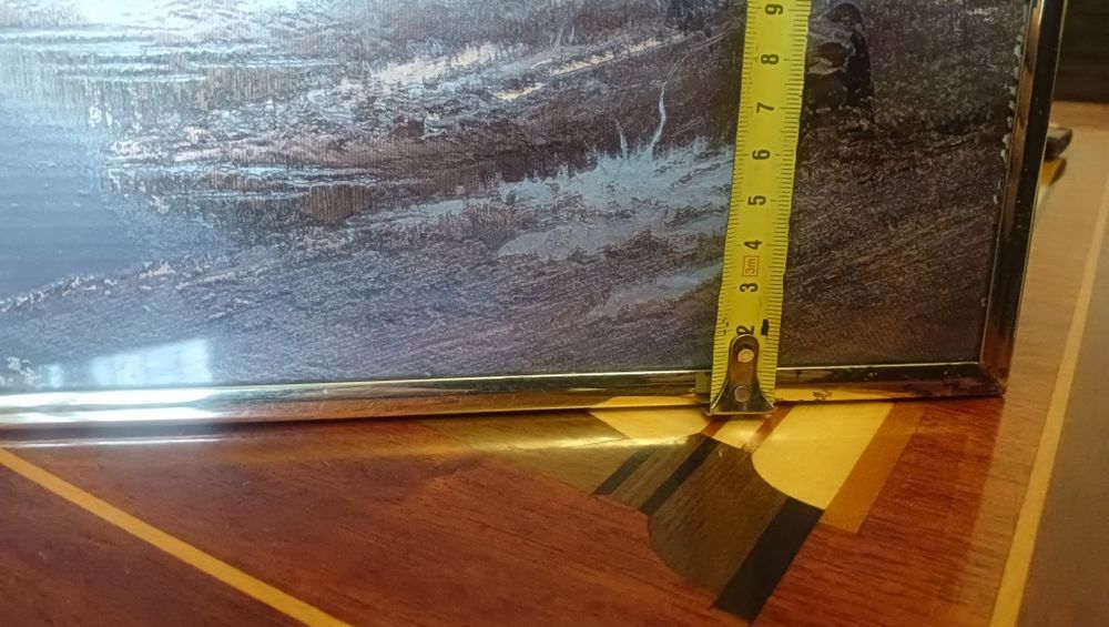 Продам картину "Горы" переливающаяся металло графика