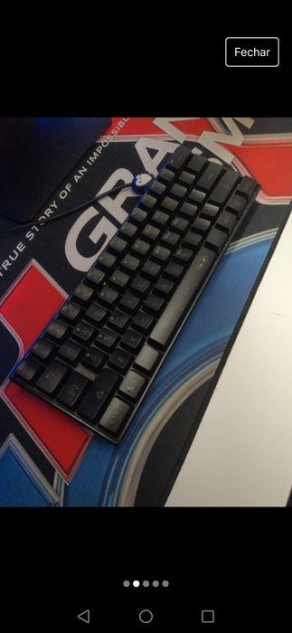Teclado 60 % rgb