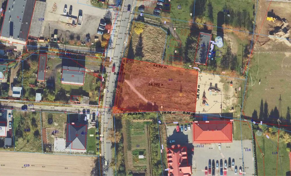 Działka budowlana w sercu Dobrcza 1861m2