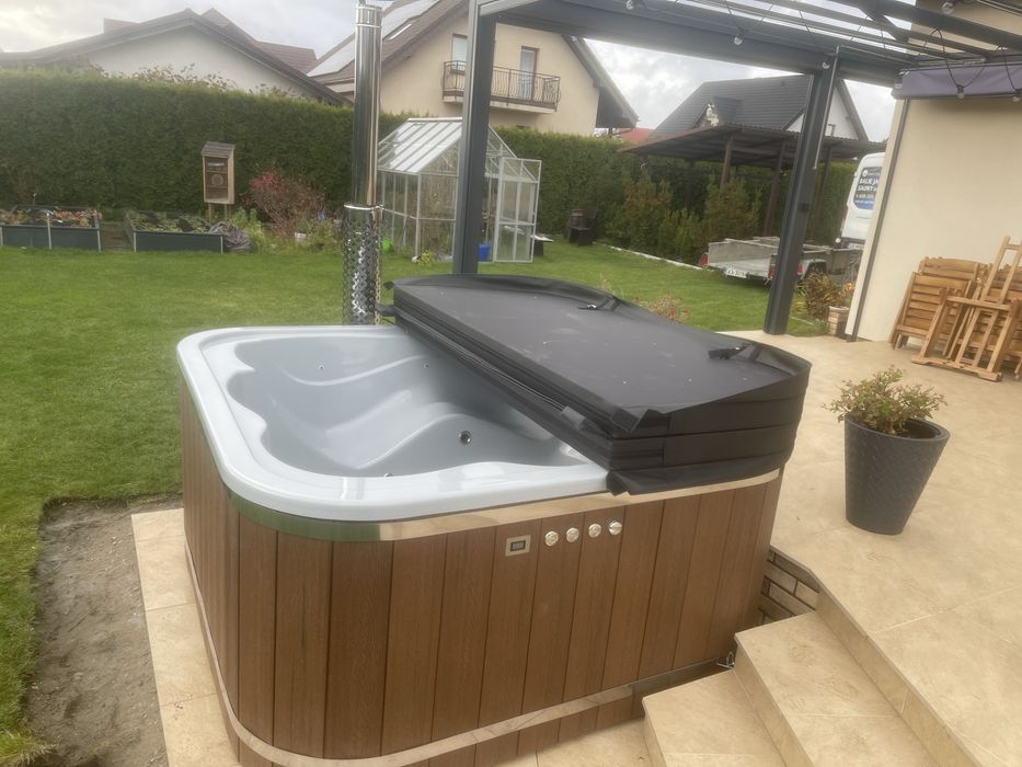 Jacuzzi balia kwadratowa raty mini basen Balia Bania Leżanka