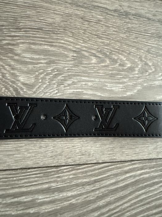 Pasek Louis Vuitton Monogram z srebrną klamrą