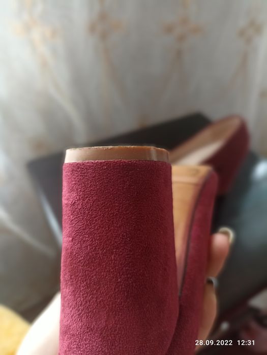 Туфельки замшеві