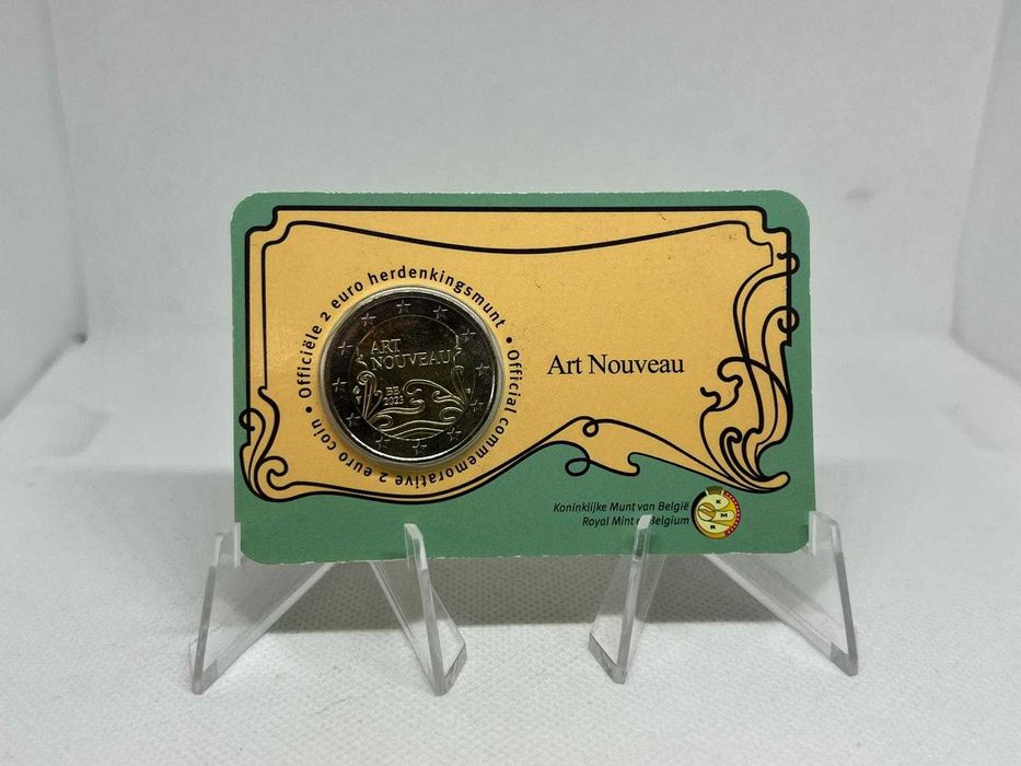Bélgica 2023 - Coin Card 2€ Art Nouveau