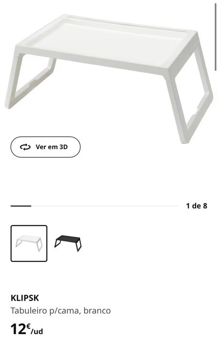 Tabuleiro Branco ikea442908356169574400