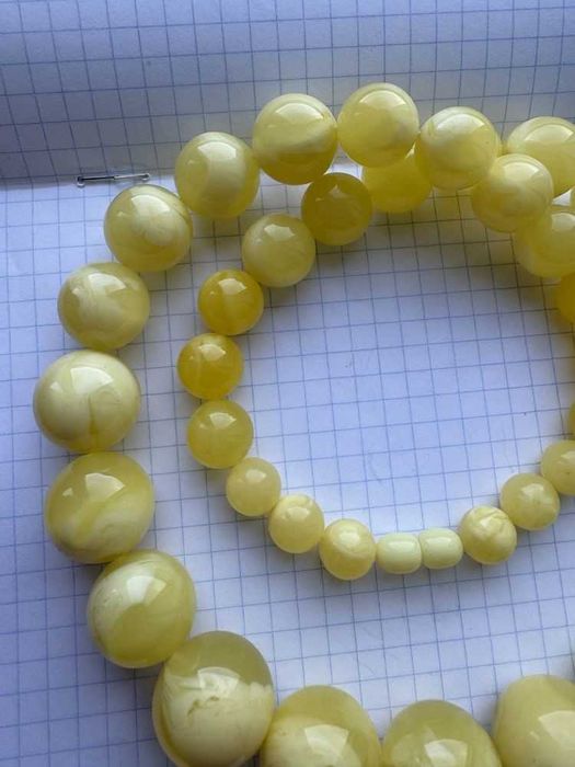 Bardzo ładne korale (naszyjnik, wisiorki) z naturalnego bursztynu