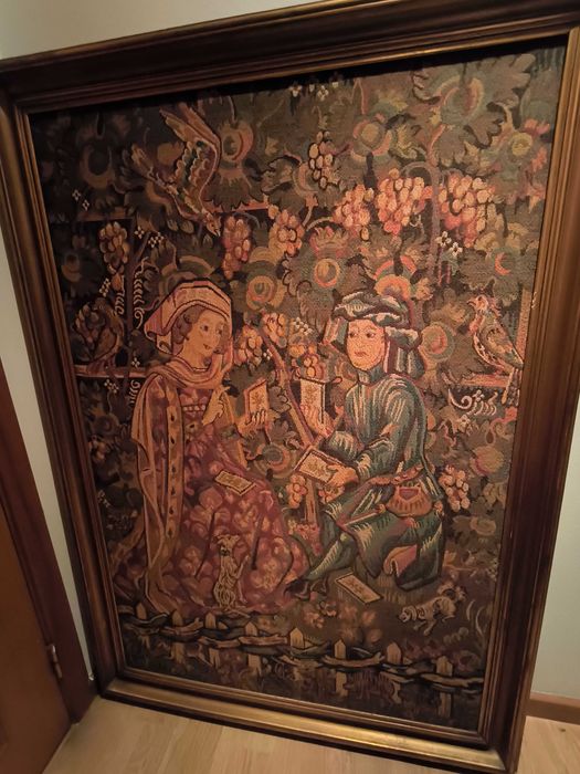 Quadro em tapeçaria - gobelin