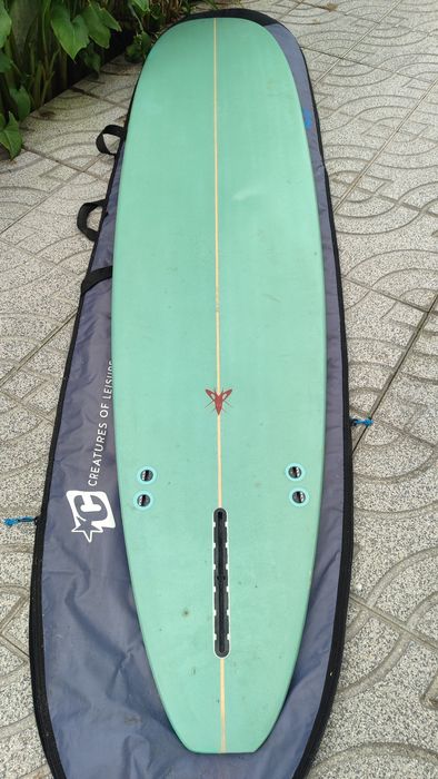 Prancha Longboard 9.2 com capa térmica viagem