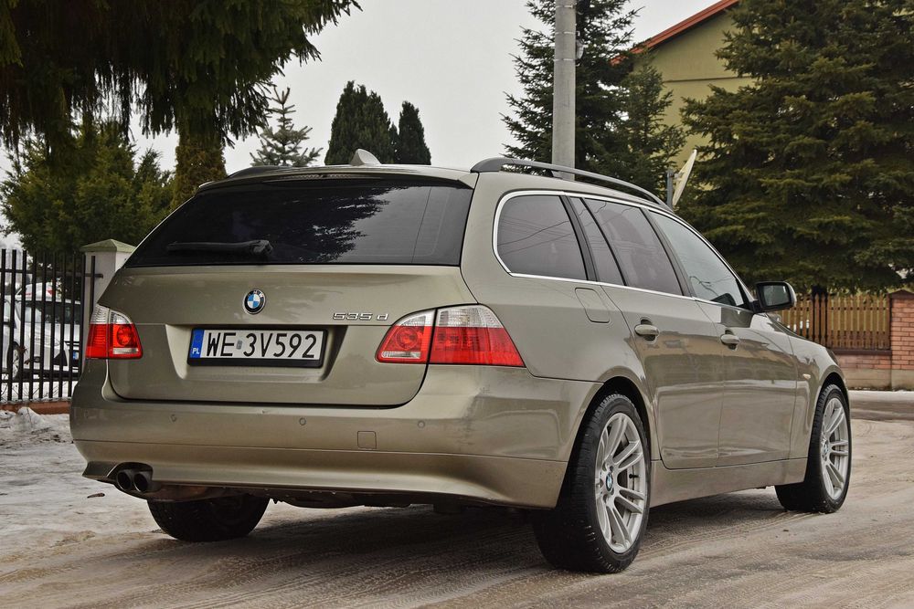 BMW E61 535D 272KM Touring Automat Head-Up El.klapa Duża Navi 2005 ROK