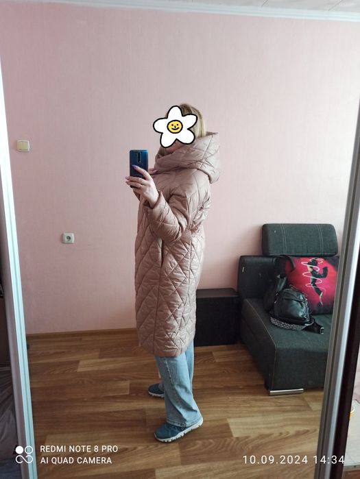 Пальто зима, стьобана куртка, жіноче пальто