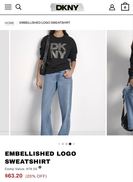 Новий стильний світшот DKNY , оригінал в наявності