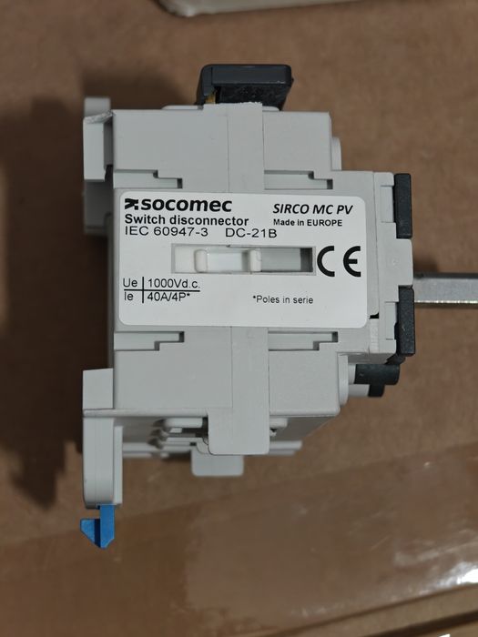 Rozłącznik SIRCO MC PV 4P 40A 1000VDC z dźwignią