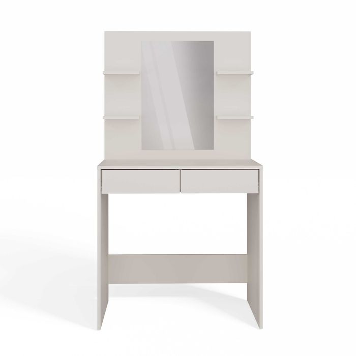 Toaletka Kosmetyczna z Lustrem MARINA 4P + BIURKO 2S KASZMIR BEŻ