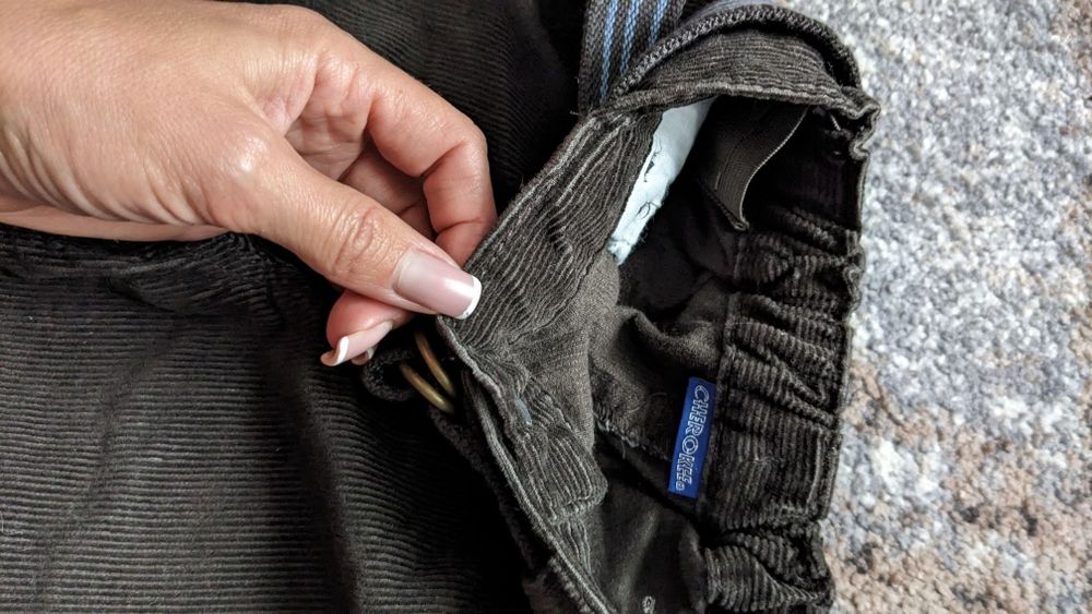 Штани котонові вільветові