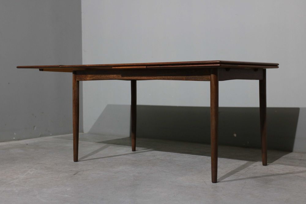 Mesa de jantar dinamarquesa extensível em pau santo | Década 1960