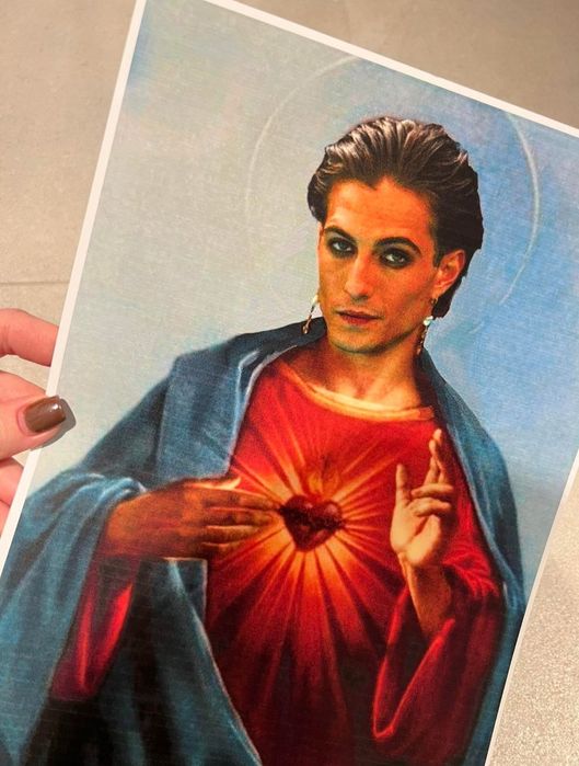 Plakat A4 kodak Damiano David maneskin