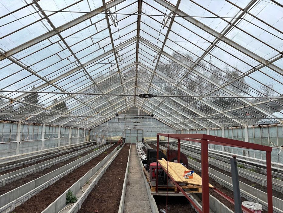 Konstrukcja szklarni 12 x 42 m